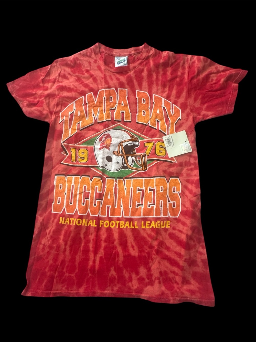 New Tampa Bay Buccaneers Tie-Dye Tee - Red unisex small